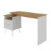 Mesa para Computador com Dupla montagem Bilbao Olmo Branco