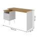 Mesa para Computador com Dupla montagem Bilbao Olmo Branco