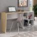 Mesa para Computador com Nichos Salamanca Carvalho Branco