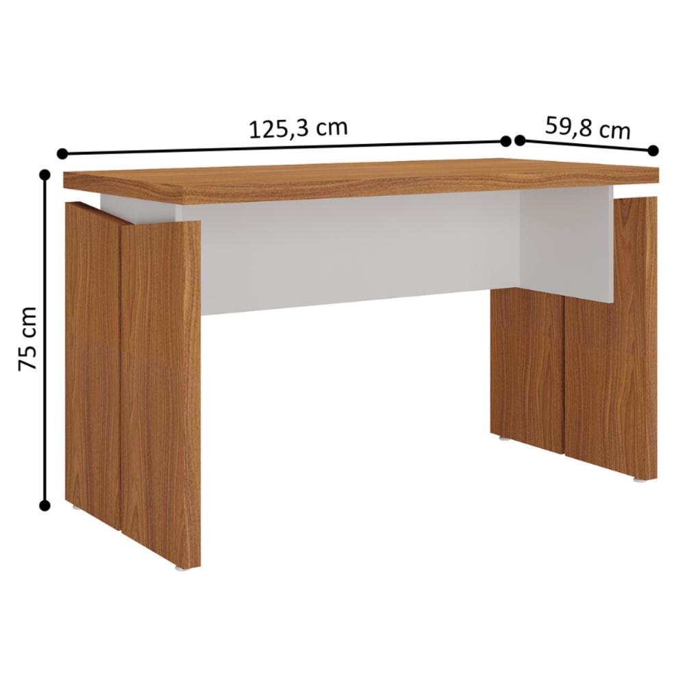 Mesa para Escritório Canadá Freijó Branco