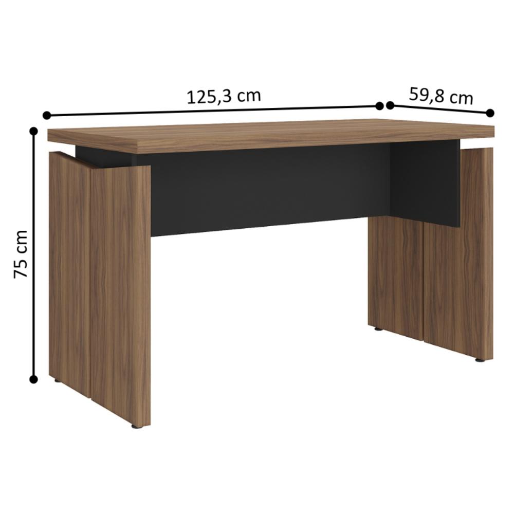 Mesa para Escritório Canadá Nogal Preto