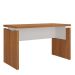 Mesa para Escritório Pequena Tamburato MDP Freijó/Branco