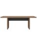 Mesa para Escritório para Reunião Grande  Nogal/Preto