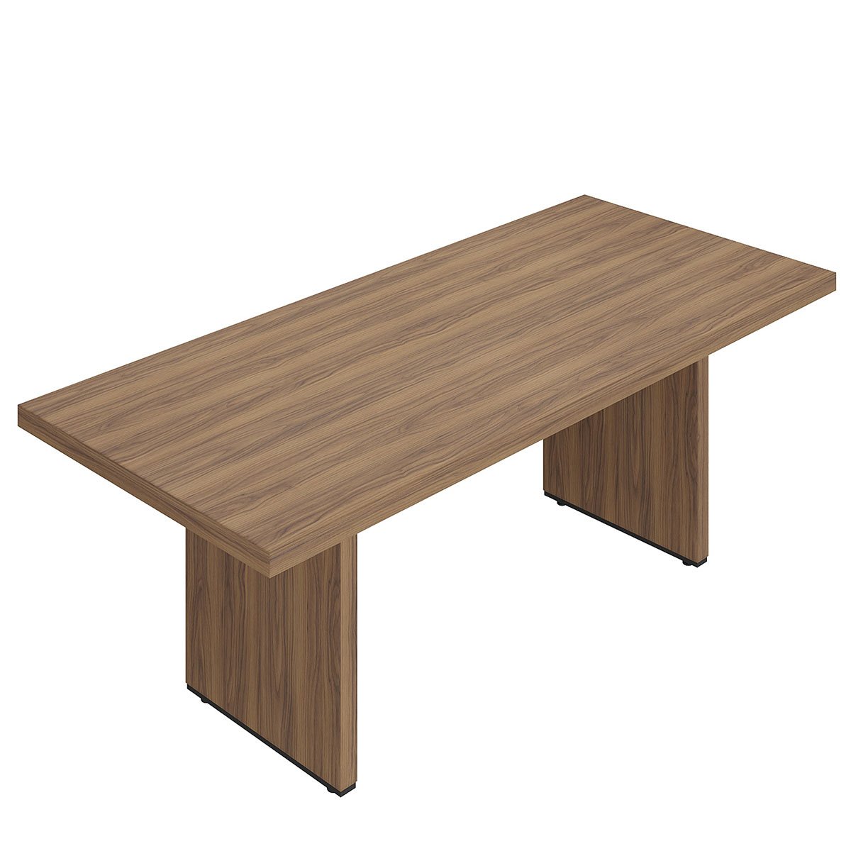 Mesa para Escritório para Reunião Grande  Nogal/Preto
