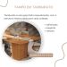 Mesa para Escritório para Reunião com 2 Tomadas Freijó/Branco