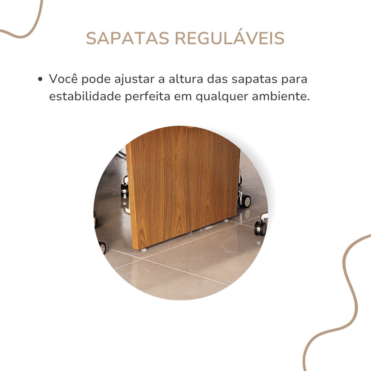 Mesa para Escritório para Reunião com 2 Tomadas Freijó/Branco