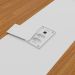 Mesa para Escritório para Reunião com 2 Tomadas Freijó/Branco