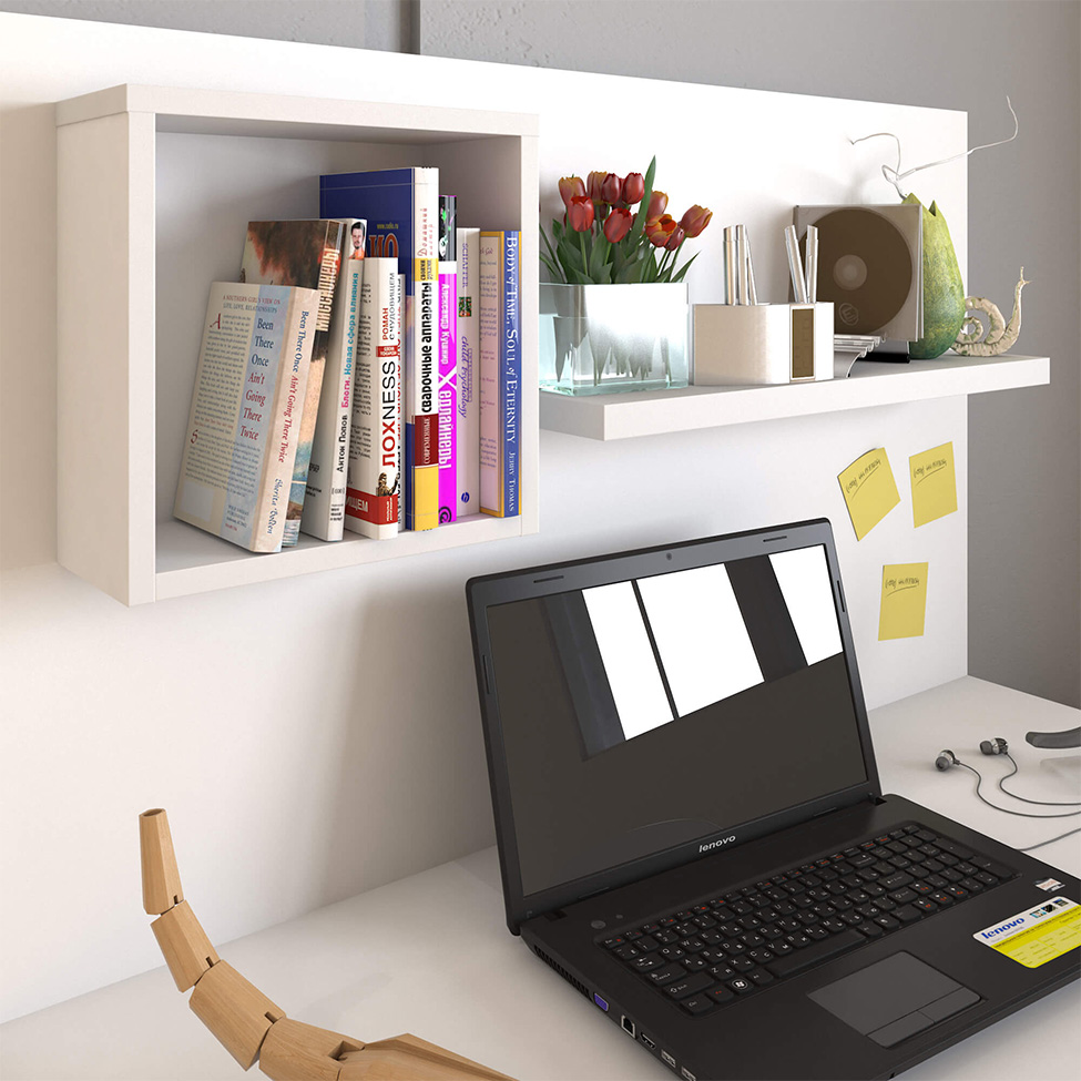 Mesa para Notebook First  1 GV Branca
