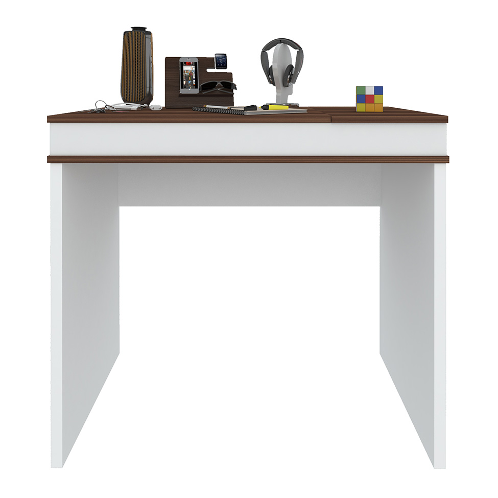 Mesa para Notebook Mind Branca e Ypê