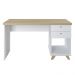 Mesa para Quarto Retrô 2 Gavetas New Jersy Olmo Branco