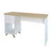 Mesa para Quarto Retrô 2 Gavetas New Jersy Olmo Branco