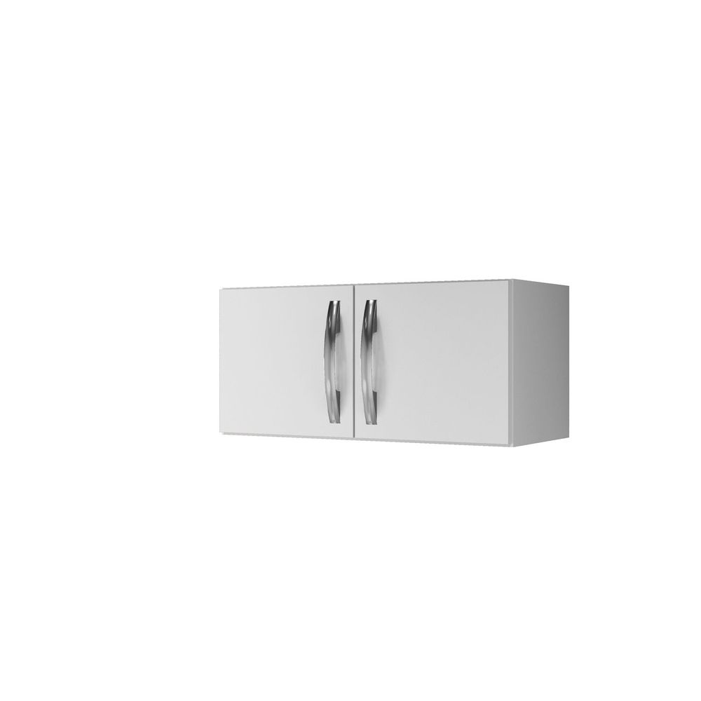 Armário Aéreo Life 2 Portas Arte Móveis Cor Branco 