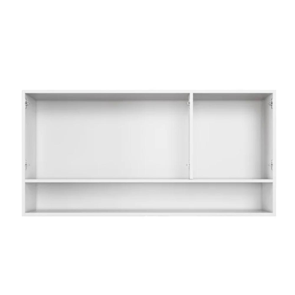 Armário Aéreo Plus 3 Portas com Nicho Arte Móveis Branco