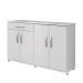 Balcão de Cozinha Campinas 4 Portas 1 Gaveta Branco