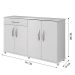 Balcão de Cozinha Campinas 4 Portas 1 Gaveta Branco