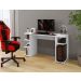 Escrivaninha Gamer com Nichos Arte Moveis Branco