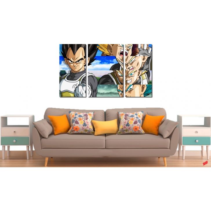 Quadro decorativo emoldurado Goku Super Sayajin Dragon Ball Arte para  quarto sala no Shoptime