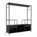 Guarda Roupa Casal Industrial Preto/Demolição Tama