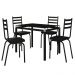 Jogo de Mesa Malva 107x75 cm e 4 Cadeiras 118 - Artefamol