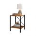 Mesa de Cabeceira Industrial Hvitserk