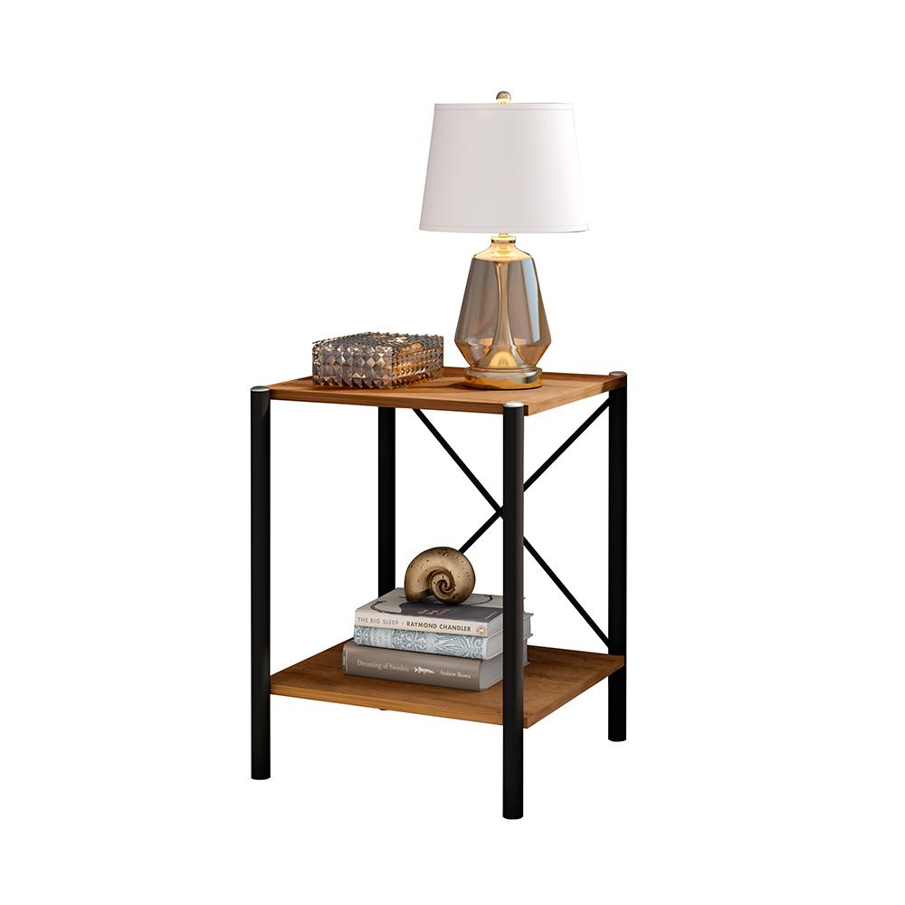 Mesa de Cabeceira Industrial Hvitserk