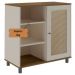 Aparador Buffet Charlotte 1 Porta Pinho / Off White / Palha