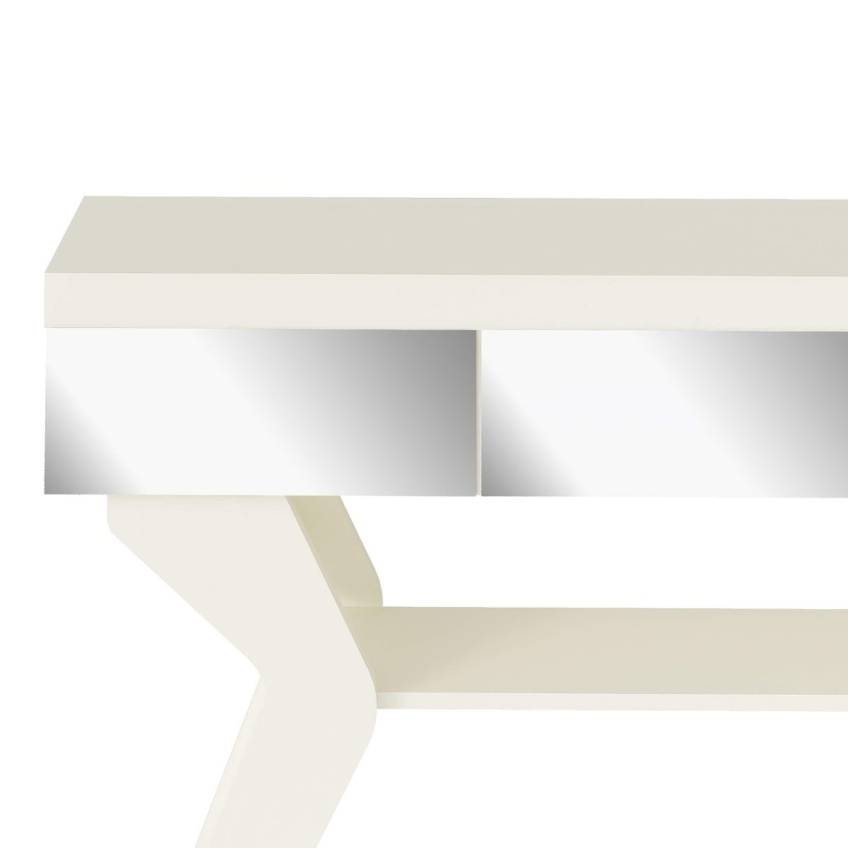 Aparador Buffet Houston com Espelhos Off White