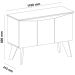 Aparador Buffet Oásis Pinho / Off White