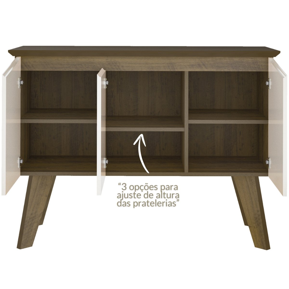 Aparador Buffet Oásis Pinho / Off White