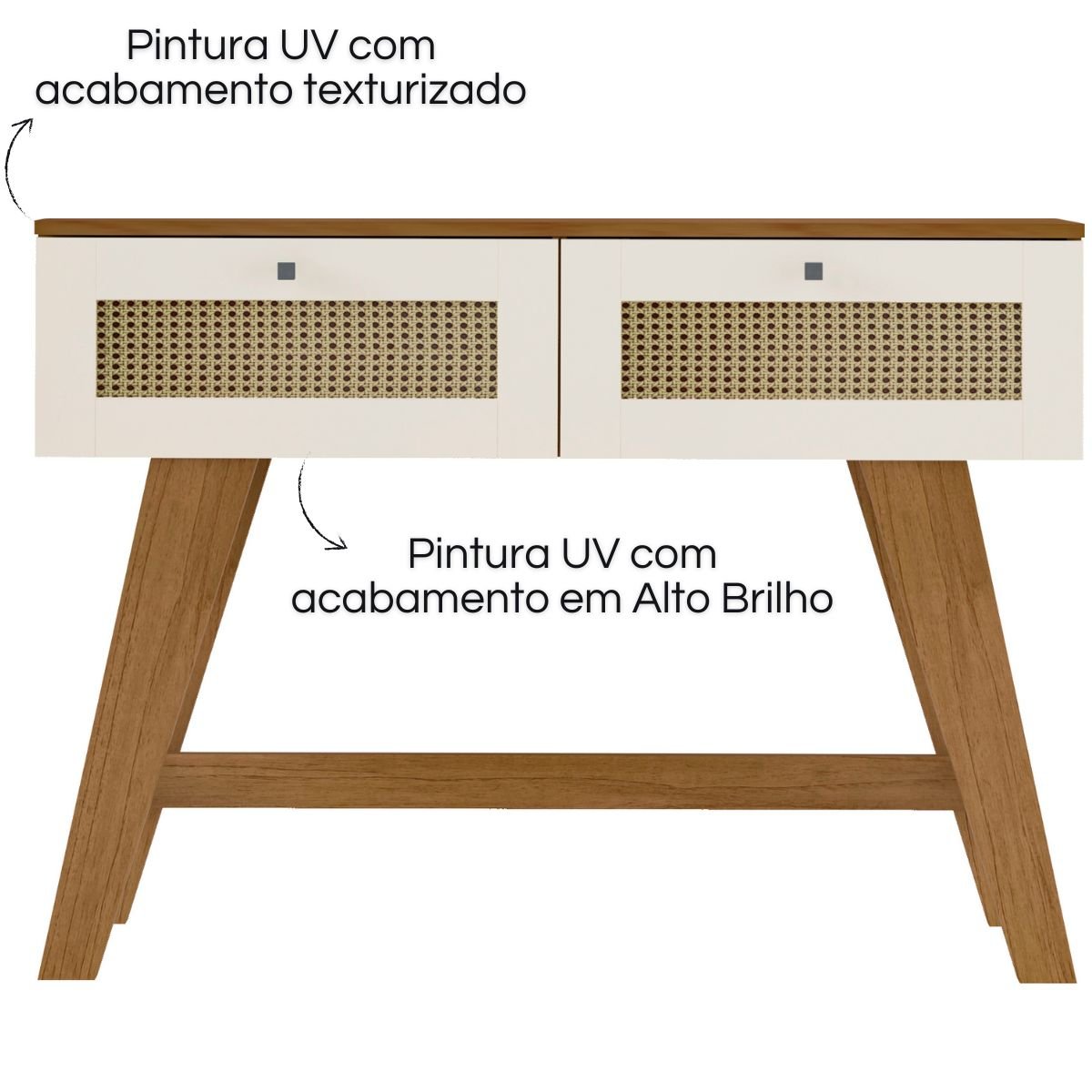 Aparador Buffet Trama Cinamomo/Off White