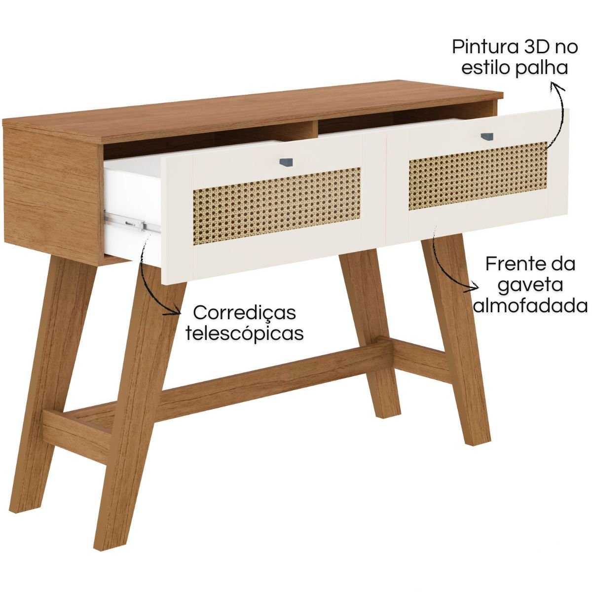 Aparador Buffet Trama Cinamomo/Off White