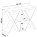 Aparador Decorativo Estrela Com Nichos Off White