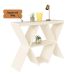 Aparador Decorativo Estrela Com Nichos Off White