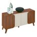 Buffet 4 Portas e 2 Prateleiras Pisa Off White Cedro
