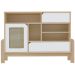 Buffet Aparador Nature Naturale/ Branco/ Palha