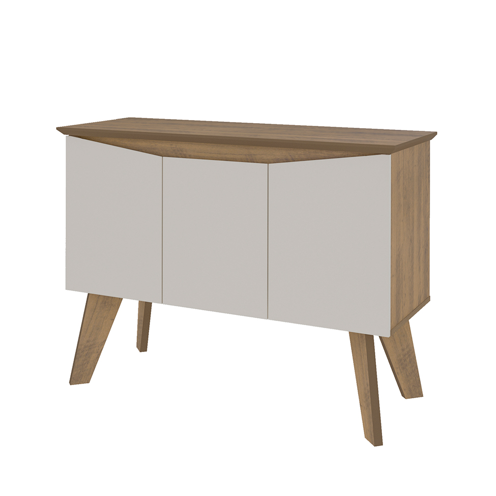 Buffet Oásis 3 PT Pinho e Off White