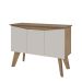 Buffet Oásis 3 PT Pinho e Off White