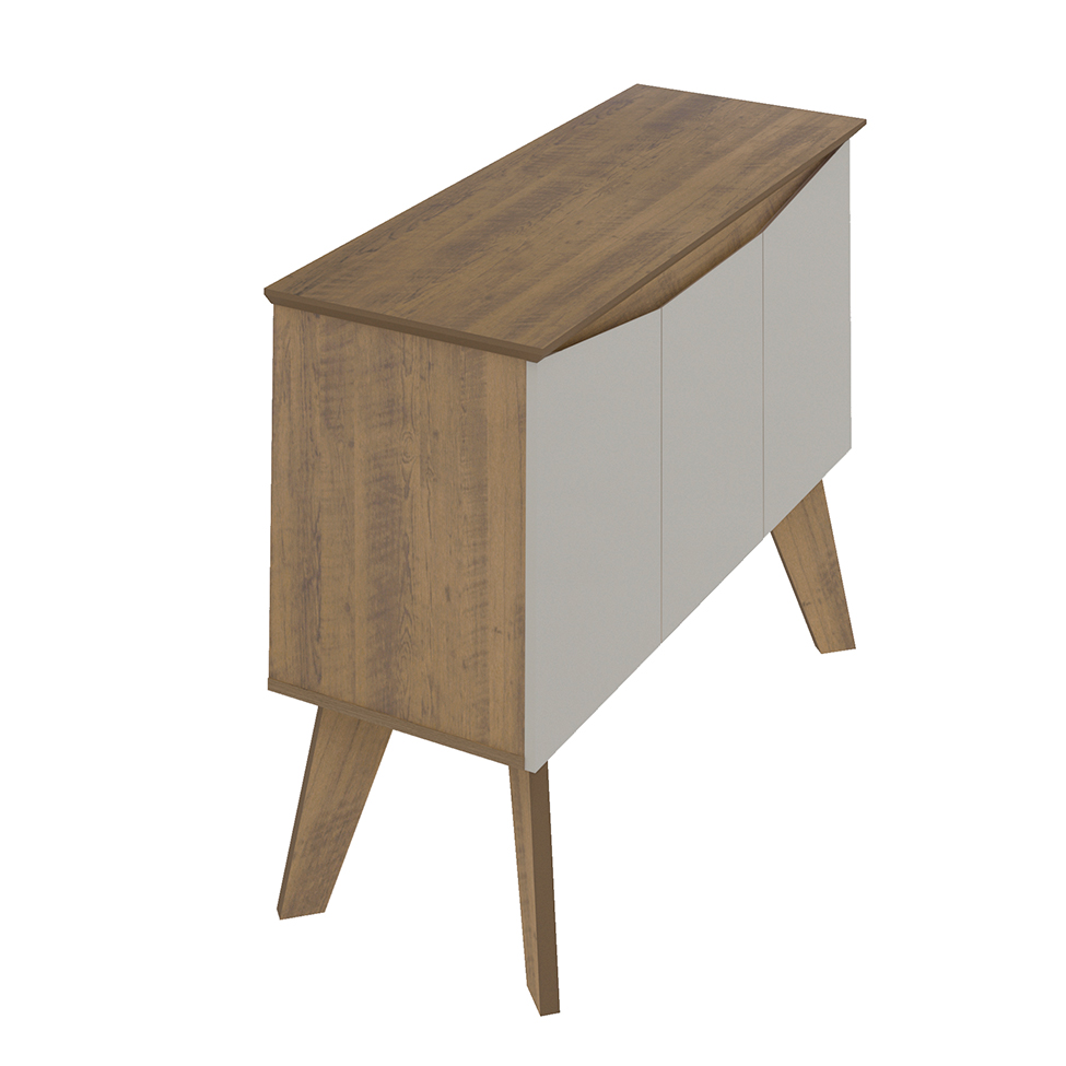 Buffet Oásis 3 PT Pinho e Off White