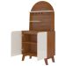 Cantinho do Café Viena Com 2 Portas e Suporte Cedro / Off White