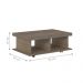 Conjunto Rack com Painel e Mesa de Centro Mildura Canela