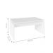 Conjunto Sala de Estar Completa Acra Rustico Branco