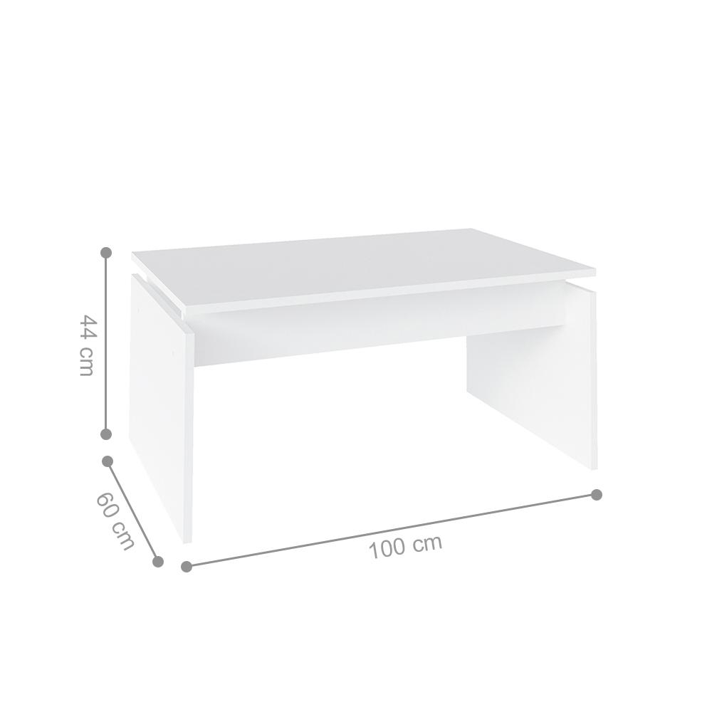 Conjunto Sala de Estar Completa Acra Rustico Branco