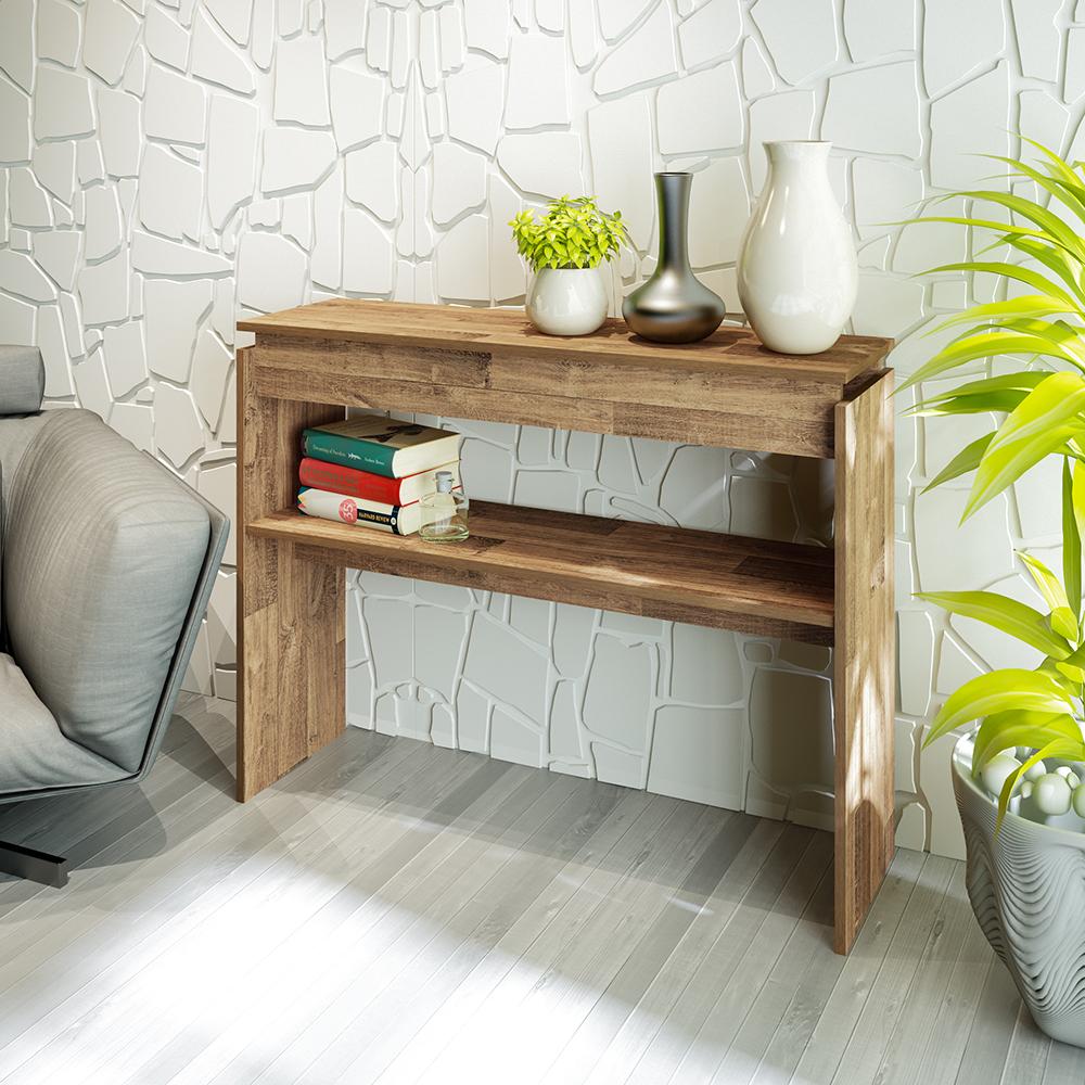 Conjunto Sala de Estar Completa Acra Rustico Branco