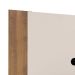 Conjunto com Painel para TV até 40 Polegadas Cine e Mesa de Centro Saara Pinho e Off White