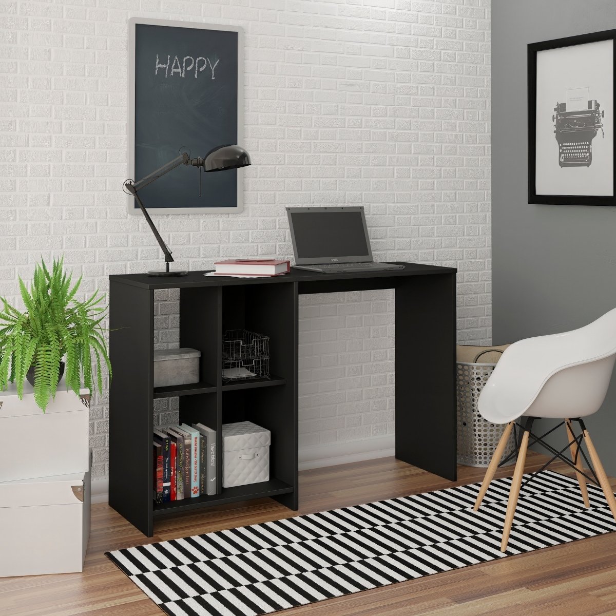 Escrivaninha Matrix Mesa para Notebook Preto