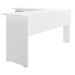 Escrivaninha Mesa Para Escritório em L Cannes Branco