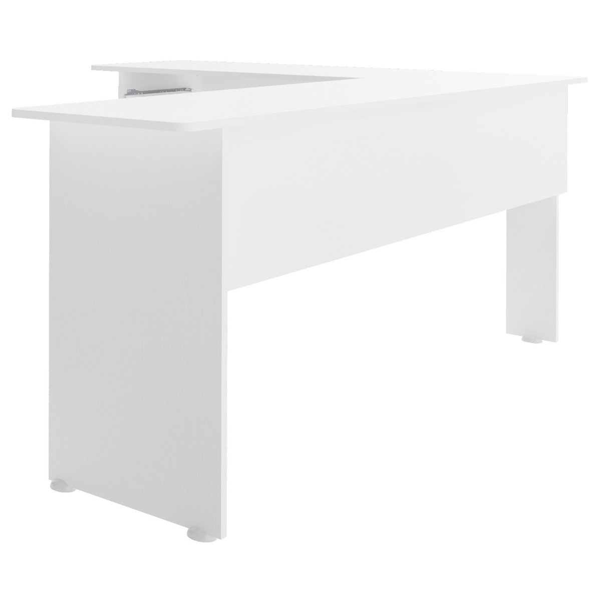 Escrivaninha Mesa Para Escritório em L Cannes Branco