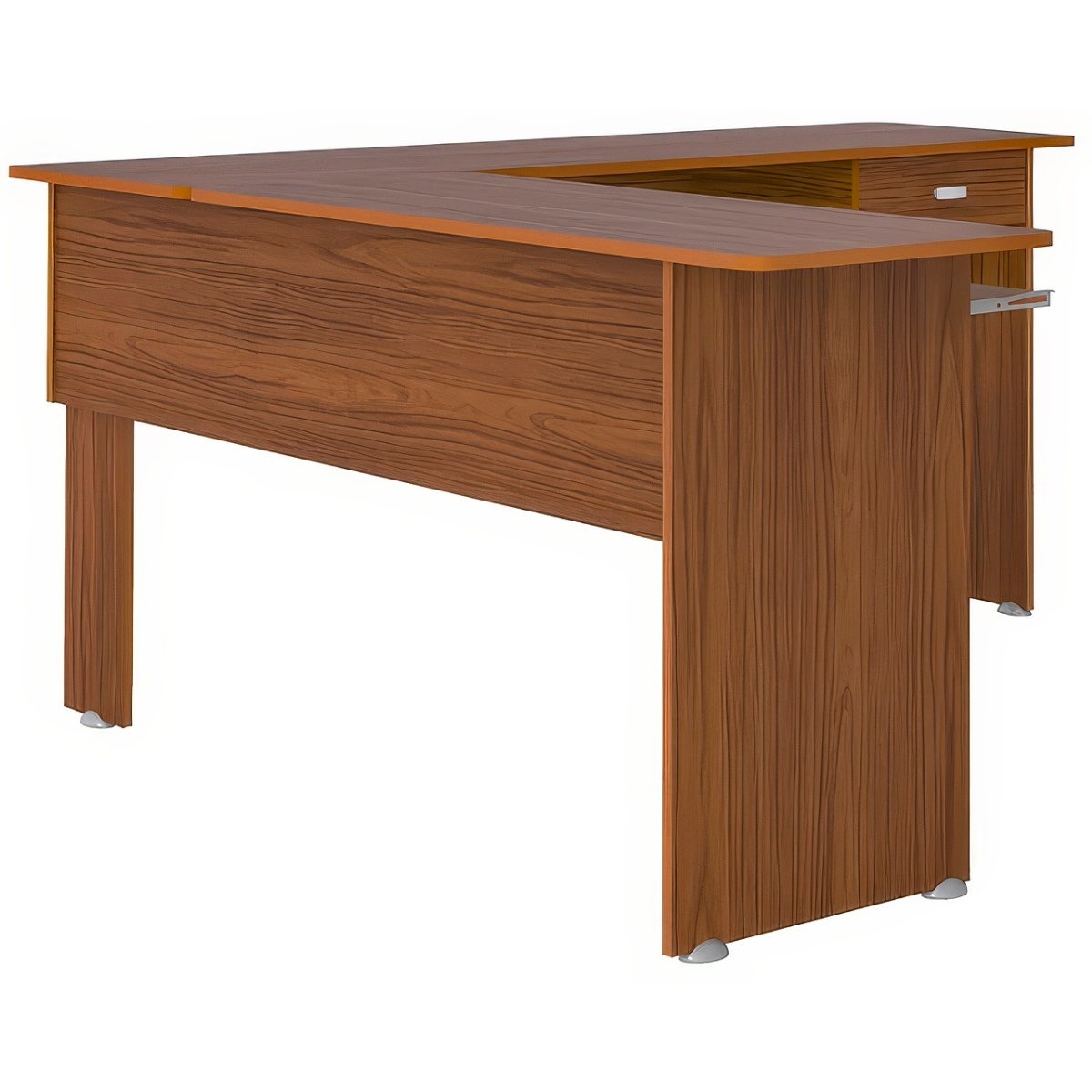 Escrivaninha Mesa Para Escritório em L Cannes Cedro