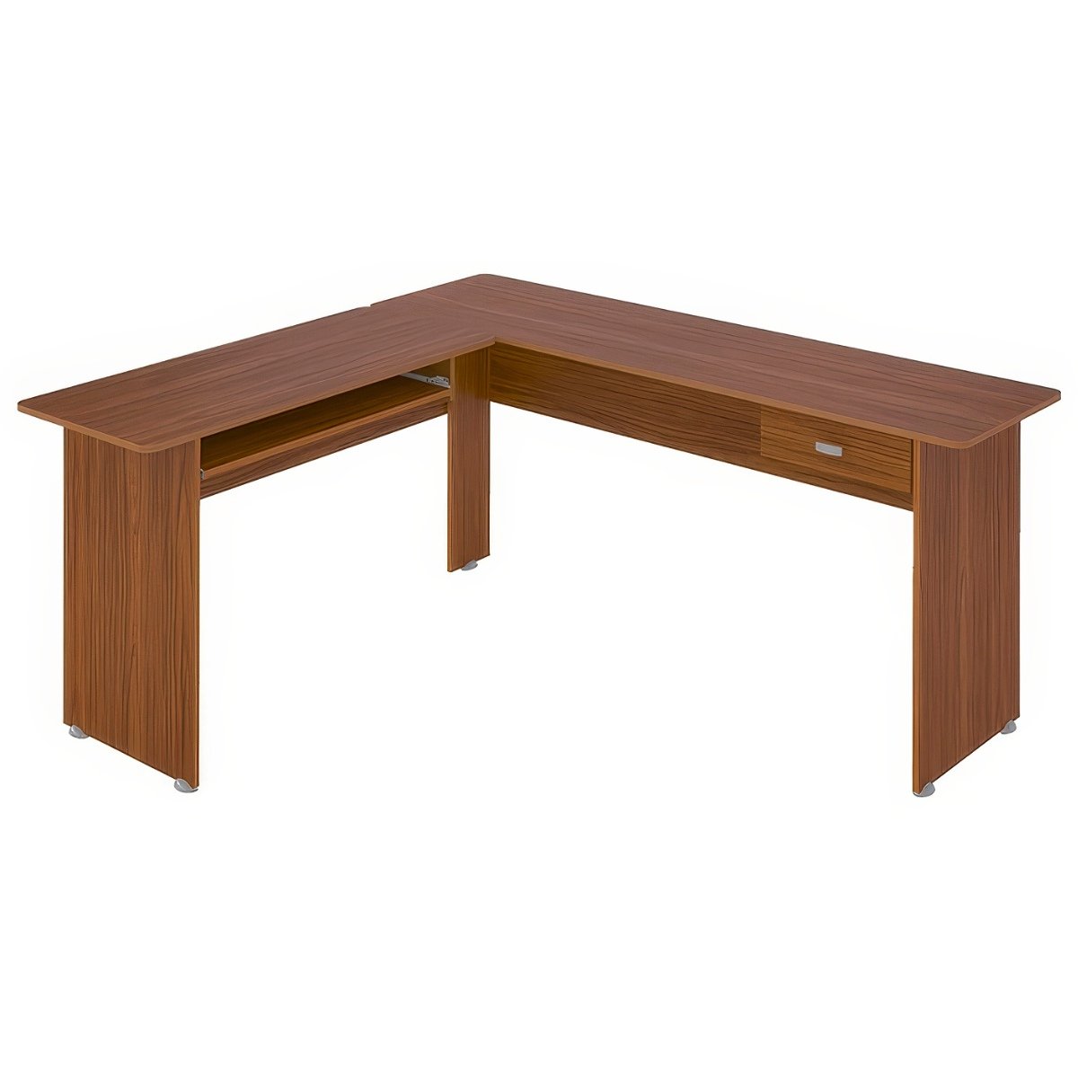 Escrivaninha Mesa Para Escritório em L Cannes Cedro