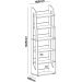 Estante Artely Floripa 6 Nichos Branco